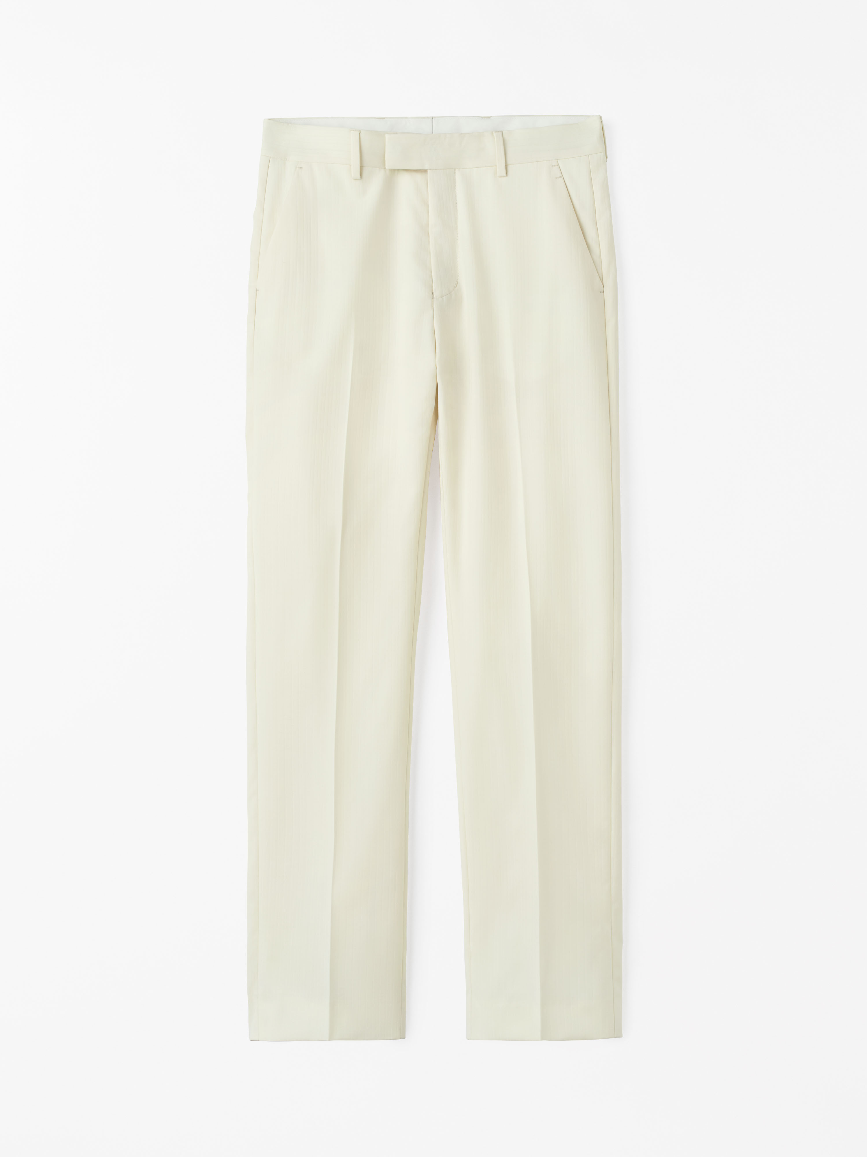 light ivory trousers